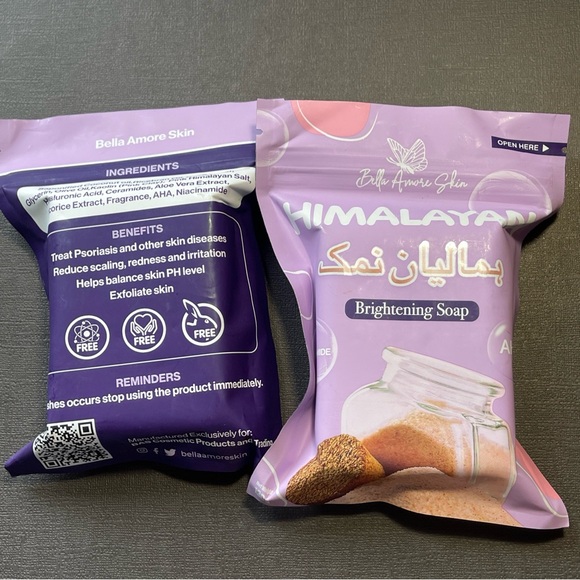 2x Himalayan Healing & Brightening Soap by Bella Amore Skin (130g) - Picture 6 of 7